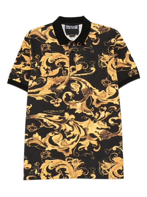 Polo uomo maniche corte Versace jeans Couture | 79GAG6S0JS514G89